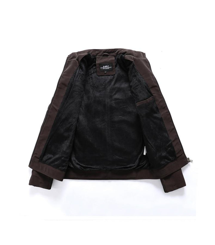 Herren-Bikerjacke mit Stehkragen – Rafael Herbstedition