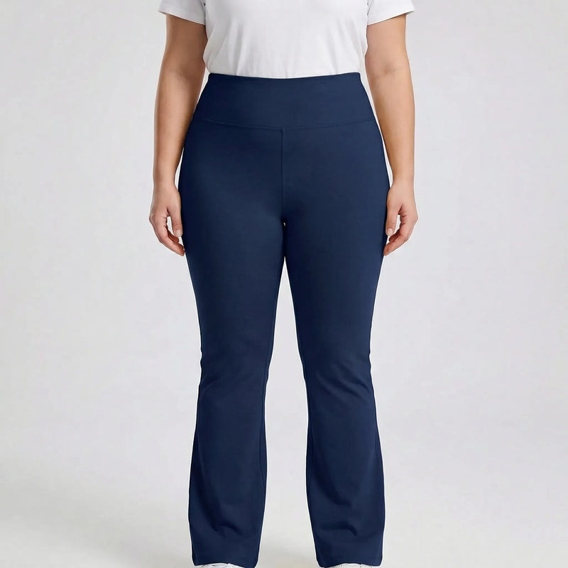 High-Waist Bootcut Plus-Size Leggings - Joann