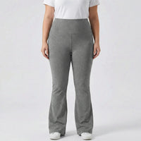 High-Waist Bootcut Plus-Size Leggings - Joann
