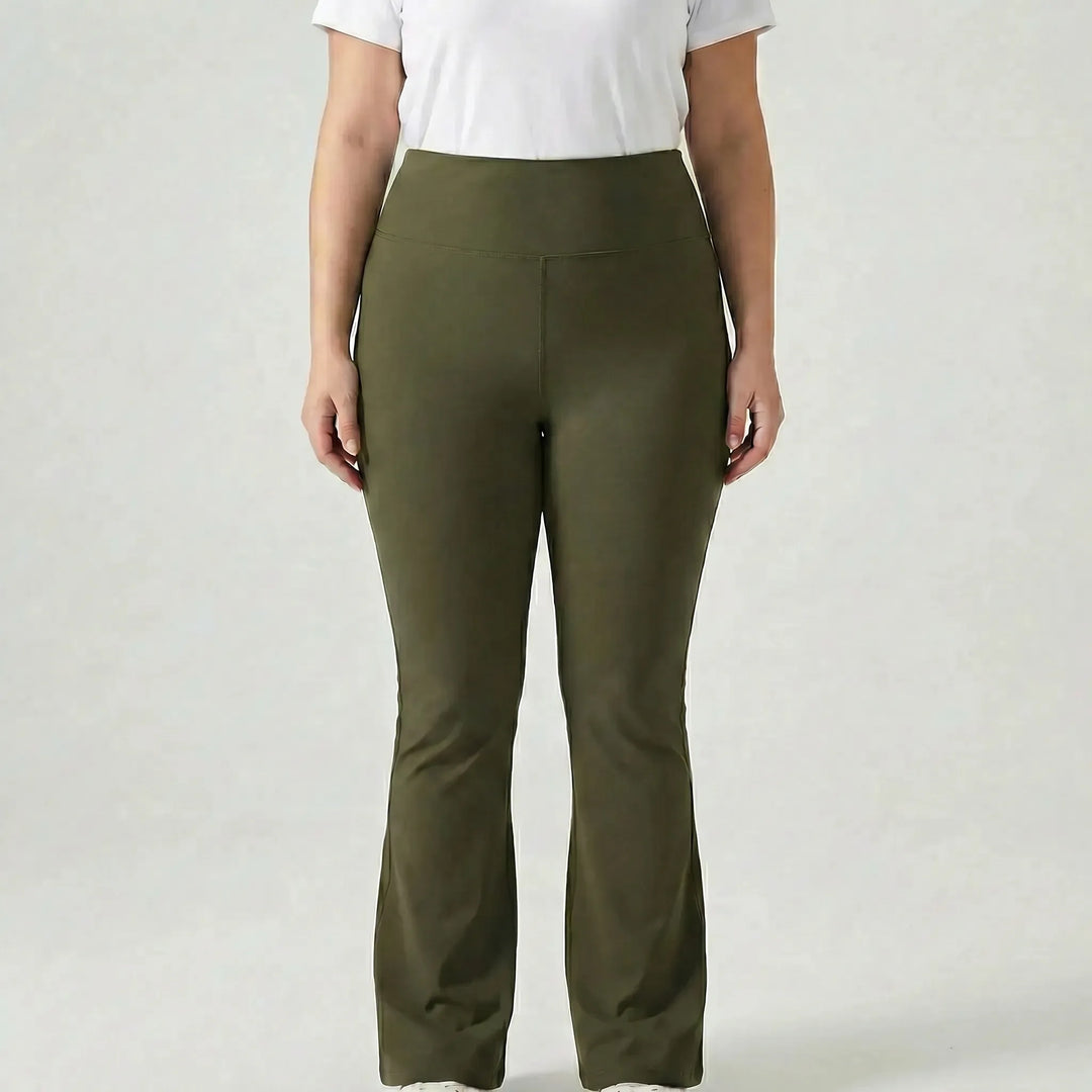 High-Waist Bootcut Plus-Size Leggings - Joann