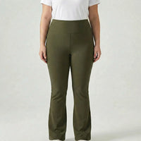 High-Waist Bootcut Plus-Size Leggings - Joann