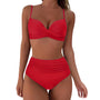 High-Waist Twist-Front Bikini Set - Patti