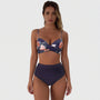 High-Waist Twist-Front Bikini Set - Patti