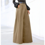 High-Waisted Wide-Leg Palazzo Trousers - Jane