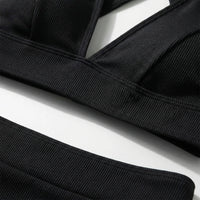 High-Waisted Wrap-Top Bikini Set - Meghan