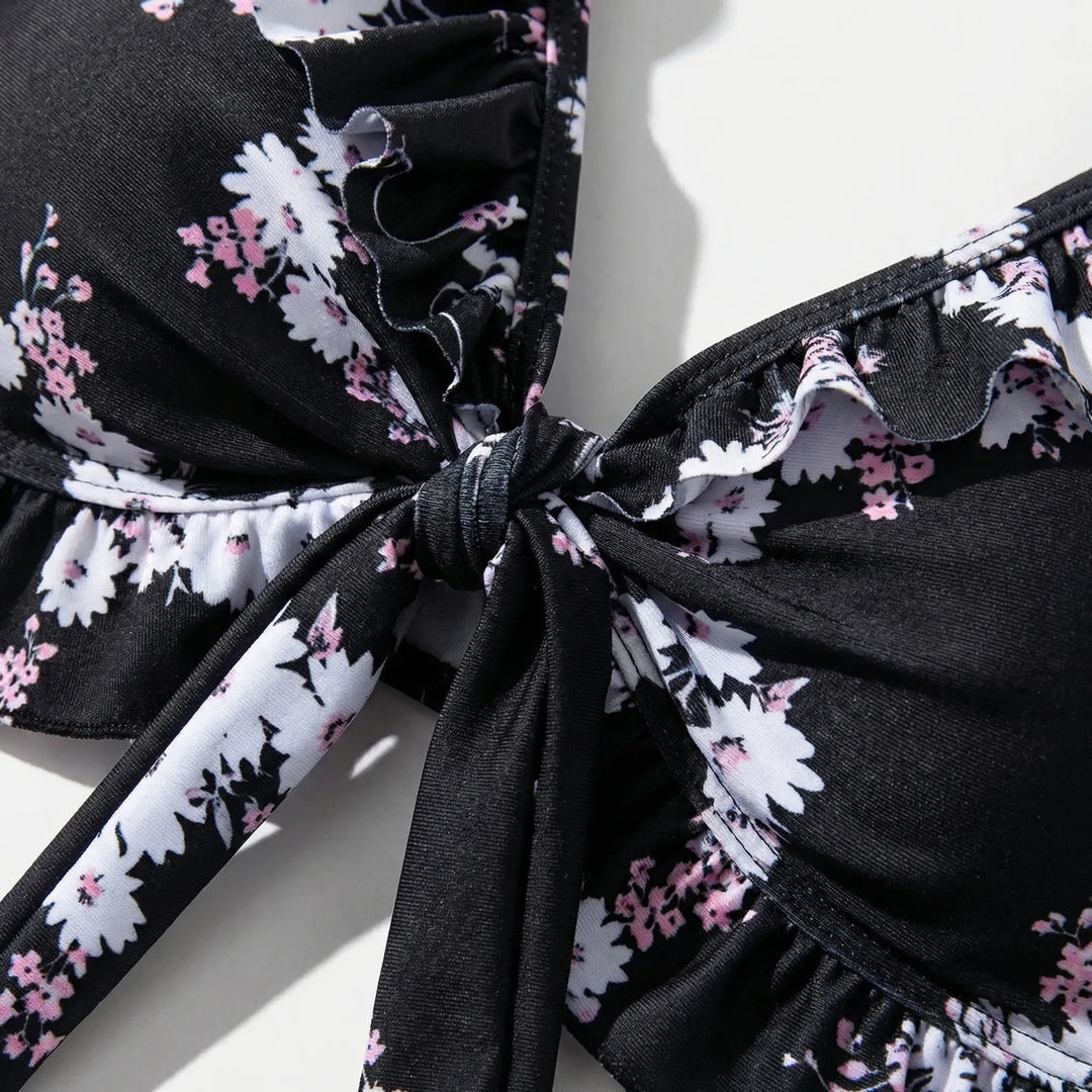 High Waist Bikini Set In Großen Größen - Jeanette