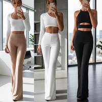 Hoch Taillierte Flared-Hose - Annika