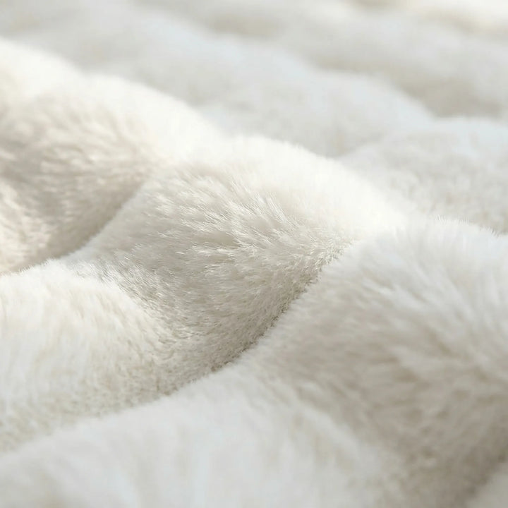 Hochflor-Teppich Mit Strukturmuster - Plushara