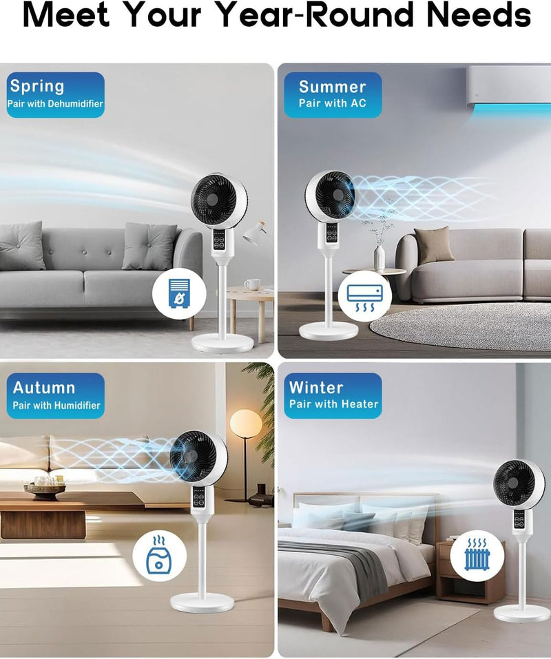 Höhenverstellbarer Moderner Tischventilator - Breeziq