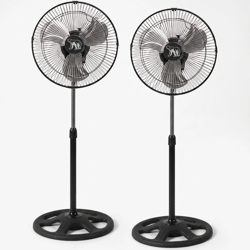 Höhenverstellbarer Standventilator Mit Drei Geschwindigkeiten Set - Breesia