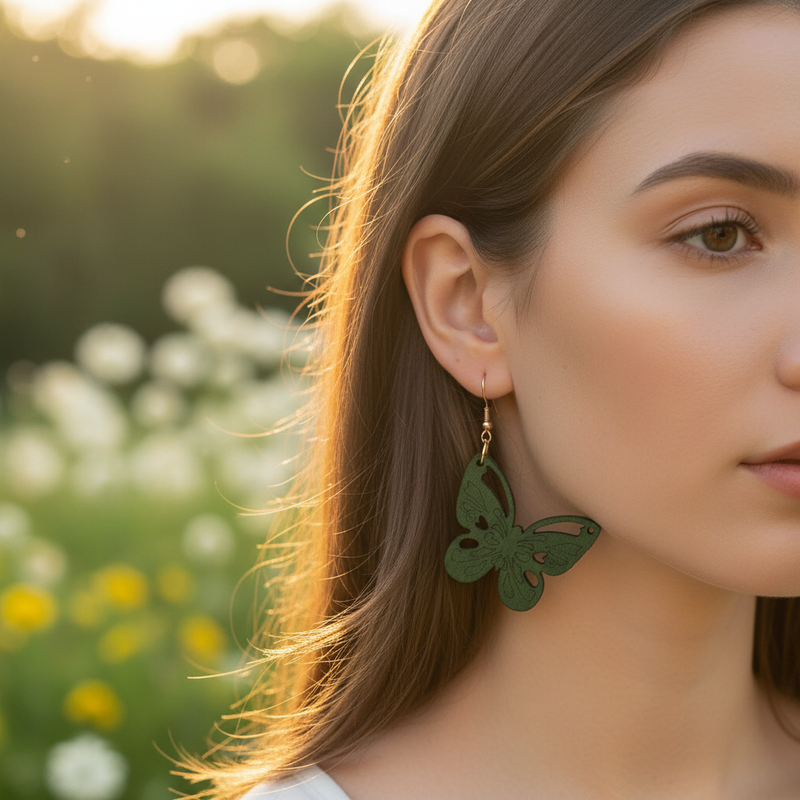 Hollow Wooden Earrings - WoodVibe 