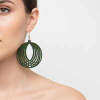 Hollow Wooden Earrings - WoodVibe 