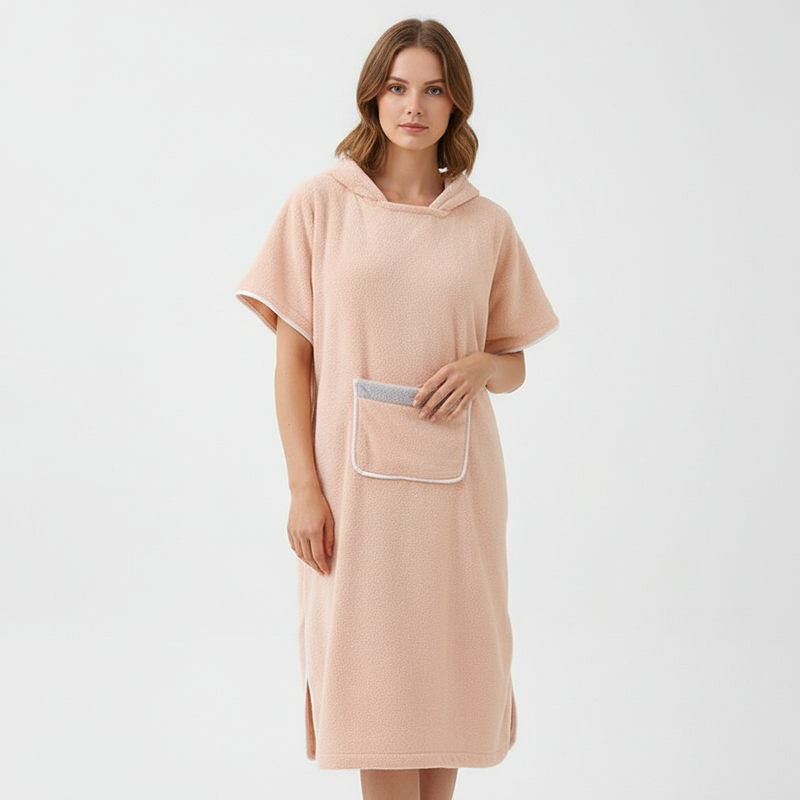 Hooded Fleece Poncho - FleeceCover