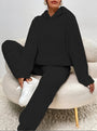Hooded Fluffy Two-Piece Lounge Set - Marsha