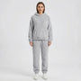 Hooded Fluffy Two-Piece Lounge Set - Marsha