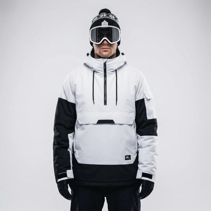 Hooded Half-Zip Ski Jacket - Cody