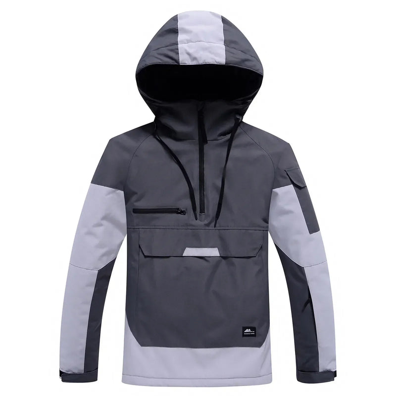 Hooded Half-Zip Ski Jacket - Cody