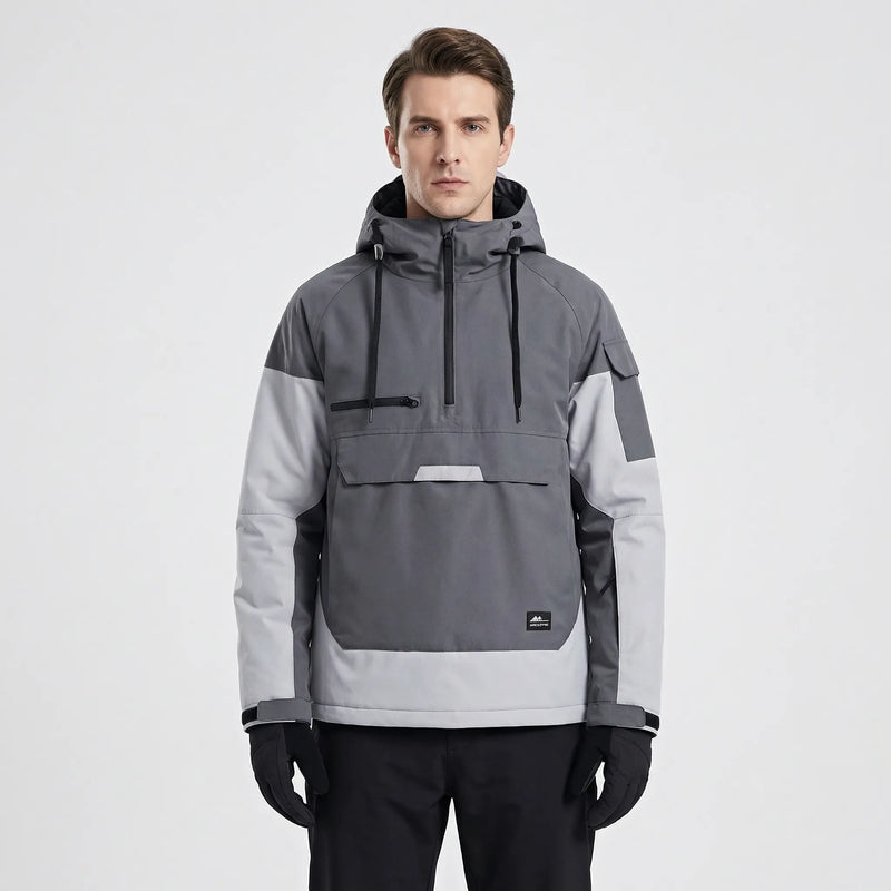 Hooded Half-Zip Ski Jacket - Cody