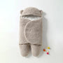 Hooded Newborn Swaddle Wrap Blanket - Miranda