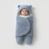 Hooded Newborn Swaddle Wrap Blanket - Sam