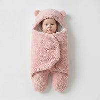 Hooded Newborn Swaddle Wrap Blanket - Sam