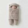 Hooded Newborn Swaddle Wrap Blanket - Sam