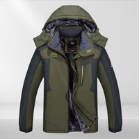 Hooded Two-Tone Outdoor Jacket - Casey