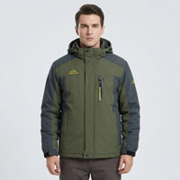 Hooded Two-Tone Outdoor Jacket - Casey