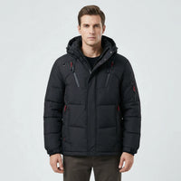 Hooded Windproof Puffer Jacket - Shaun