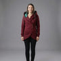 Hooded Zip-Up Winter Jacket For Women - Sally