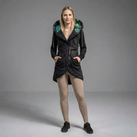 Hooded Zip-Up Winter Jacket For Women - Sally