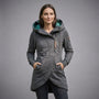 Hooded Zip-Up Winter Jacket For Women - Sally