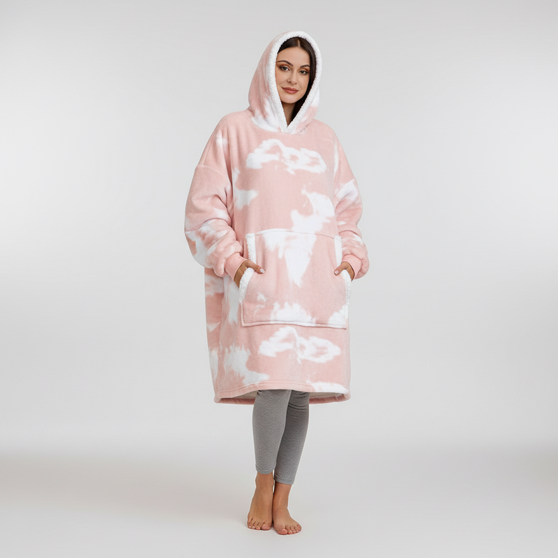 Hoodie Und Decke Kombiniert - SnuggleBlanket