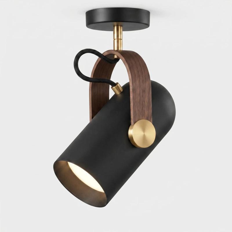 Industrial-Style Tilting Pendant Light -  Lumvaro