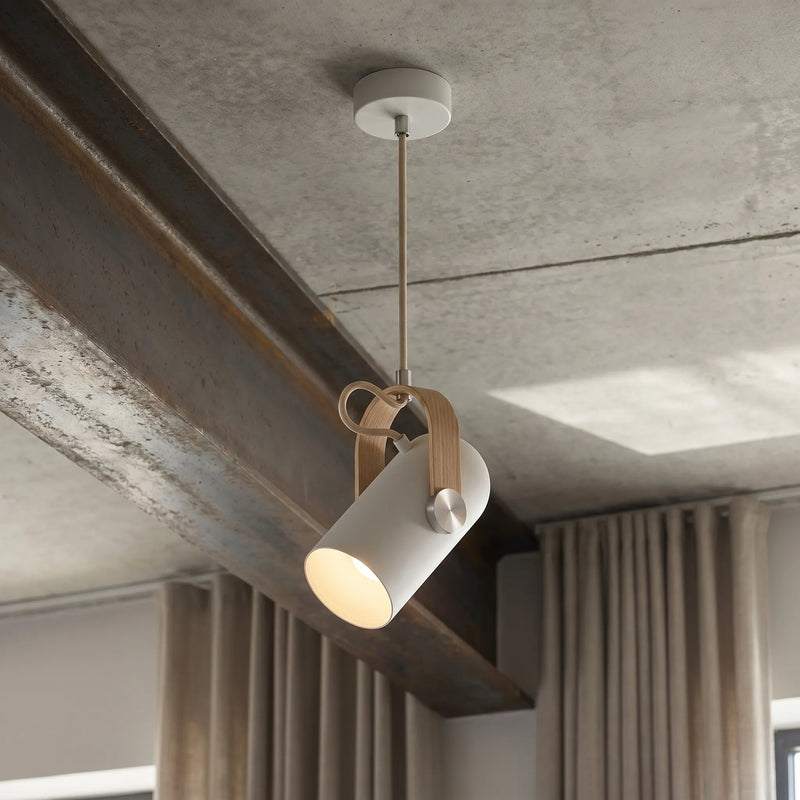 Industrial-Style Tilting Pendant Light -  Lumvaro