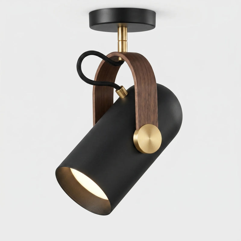 Industrial-Style Tilting Pendant Light -  Lumvaro