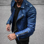 Herren Leren Bikerjack – Cael