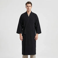 Japanese Kimono-Style Mens Dressing Gown - Blake