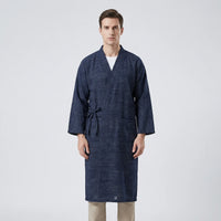 Japanese Kimono-Style Mens Dressing Gown - Blake