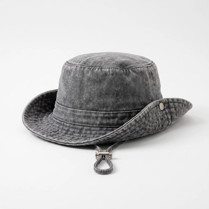 Jeanshut mit breiter Krempe - Peaknox