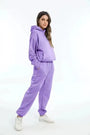 Damen-Kapuzenpulli- und Jogginghosen-Set aus Fleece – Herbstzauber von Marivelle