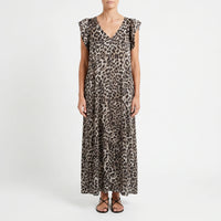 Jumpsuit Mit Weitem Bein Und Leopardenmuster - Prowley