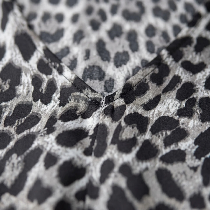 Jumpsuit Mit Weitem Bein Und Leopardenmuster - Prowley