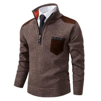 Kaschmirpullover Mit Reißverschluss -  Emil