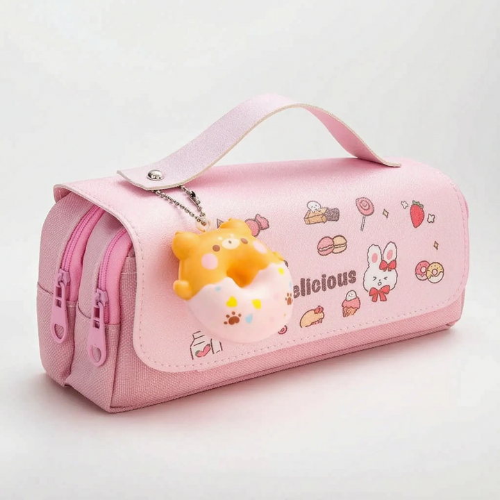 Kawaii Federmäppchen Mit Doppelreißverschluss - Fidgetfold