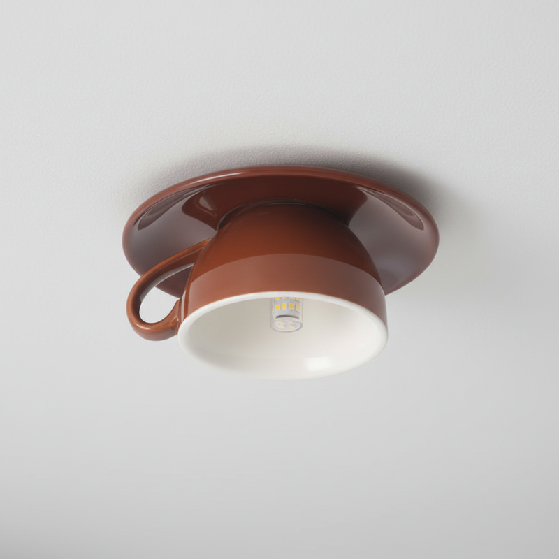 Keramik Deckenleuchte Kaffeeform - CeramiKiss