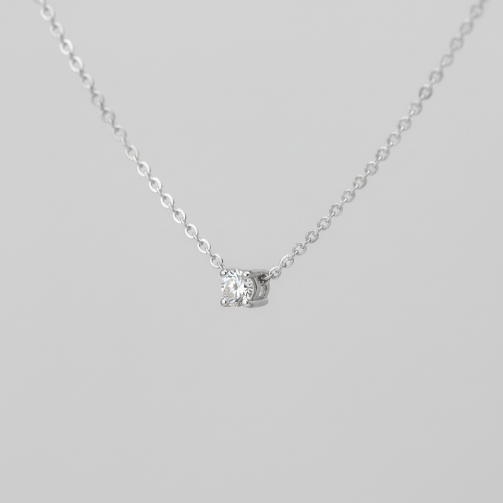 Kette Mit Zirkonia-Anhänger - GlimmerCircle 