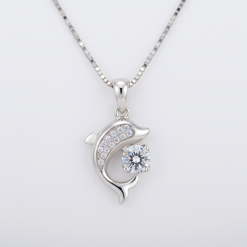Kettenanhänger Aus Sterlingsilber - LuckyDolphin 