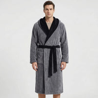 Kimono-Style Belted Bath Robe - Mario