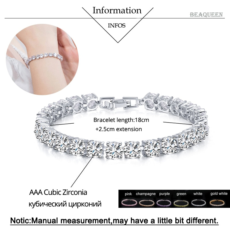Klassisches Tennisarmband - ShineBracelet 